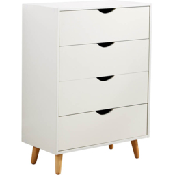 Home Source Boden White 4 Drawer Chest of Drawer - thumbnail 2