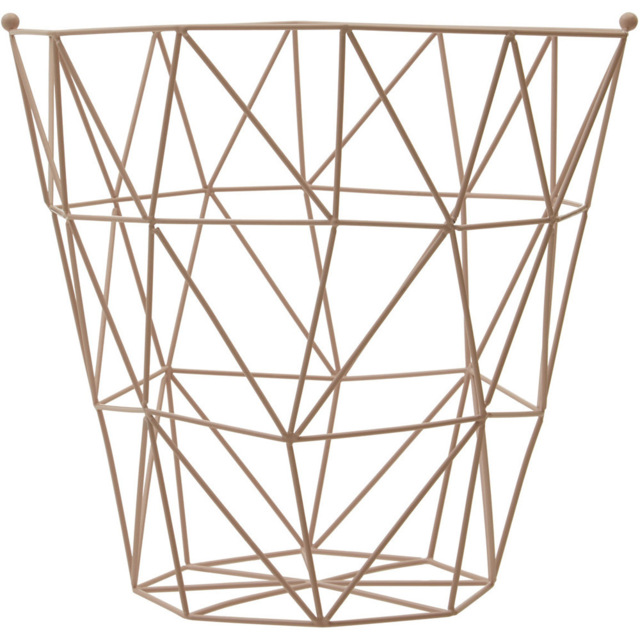 Premier Housewares Vertex Pink Finish Storage Basket - image 1