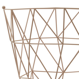 Premier Housewares Vertex Pink Finish Storage Basket - thumbnail 4