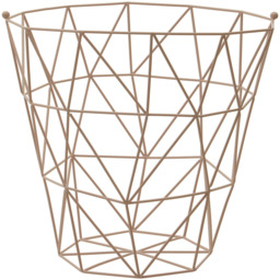 Premier Housewares Vertex Pink Finish Storage Basket - thumbnail 2