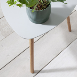 Noa and Nani Malme Chalk Grey and Natural Pine Occasional Large Side Table - thumbnail 3