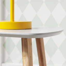 Noa and Nani Malme Chalk Grey and Natural Pine Occasional Large Side Table - thumbnail 4