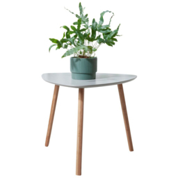 Noa and Nani Malme Chalk Grey and Natural Pine Occasional Large Side Table - thumbnail 2