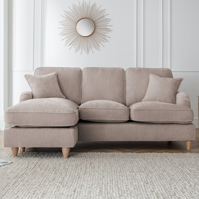 The Vienna 3 Seater Putty Left Hand Chaise Sofa - image 1