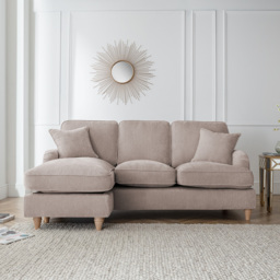 The Vienna 3 Seater Putty Left Hand Chaise Sofa - thumbnail 4