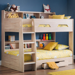 Julian Bowen Orion Sonoma Oak Single Drawer Bunk Bed