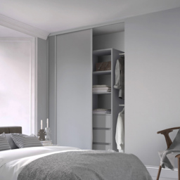 Spacepro Single Panel Dove Grey Sliding Door 2220 x 762mm - thumbnail 2