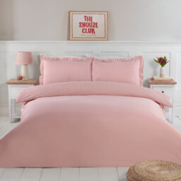 Josette Frill Duvet Set Pink Single - thumbnail 2