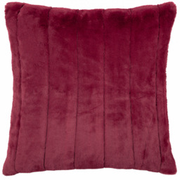 Paoletti Empress Ruby Faux Fur Cushion Large