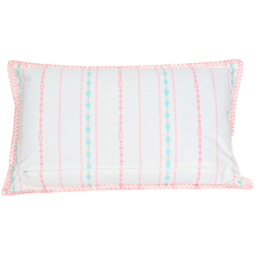 White Vintage Baubles Christmas Cushion 50 x 30cm - thumbnail 2