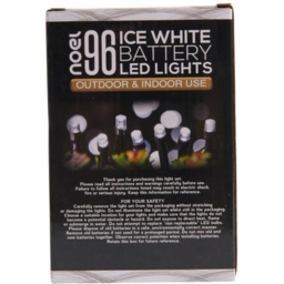 noel Christmas Ice White 96 LED Outdoor Light - thumbnail 2