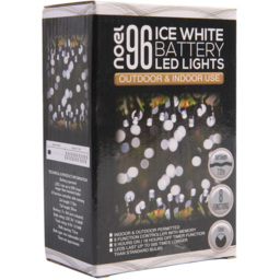 noel Christmas Ice White 96 LED Outdoor Light - thumbnail 3