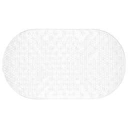 Clear Bubble PVC Bath Mat 69 x 39cm