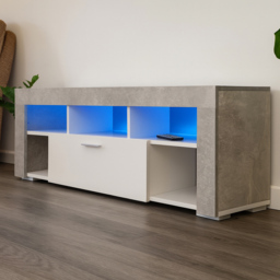 Portland Single Drawer Stone Grey TV Unit