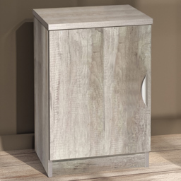 R White Cabinets Single Door Grey Desk Height Cupboard
