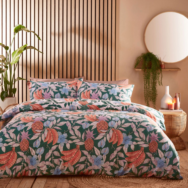 furn. Cypressa Double Jade Duvet Set - image 1