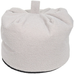 Teddy Boucle Bean Bag Silver - thumbnail 2