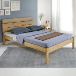 Seconique Ronan Waxed Pine Double Bed - thumbnail 1