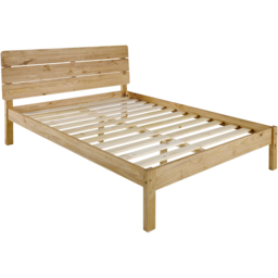 Seconique Ronan Waxed Pine Double Bed - thumbnail 3