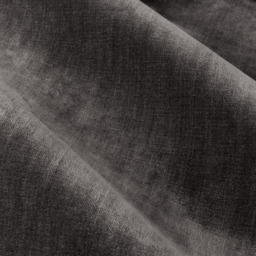Yard Heavy Chenille Velvet Charcoal Pencil Pleat Curtains 229 x 137cm - thumbnail 3