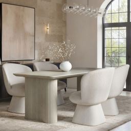 SOLACE+CO Zoya Aiko Beige 4 Seater Dining Set - thumbnail 1