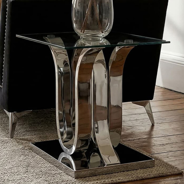 Premier Housewares Allure Curved Base End Table - image 1