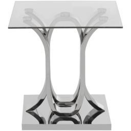 Premier Housewares Allure Curved Base End Table - thumbnail 3