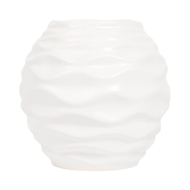 Sabrina White Wavy Vase - image 1