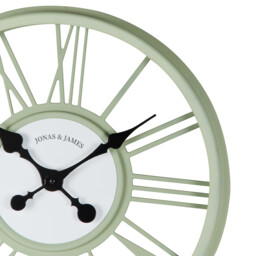 Jonas & James Sage Round 3D Wall Clock 44.5cm - thumbnail 3