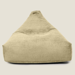 Kaikoo Cream Cord Sumo Tripod Bean Bag - thumbnail 3
