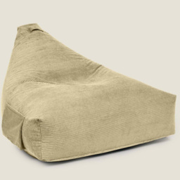 Kaikoo Cream Cord Sumo Tripod Bean Bag - thumbnail 2