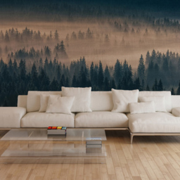 A.S Creation Forest in Fog Digital Wall Mural - thumbnail 1