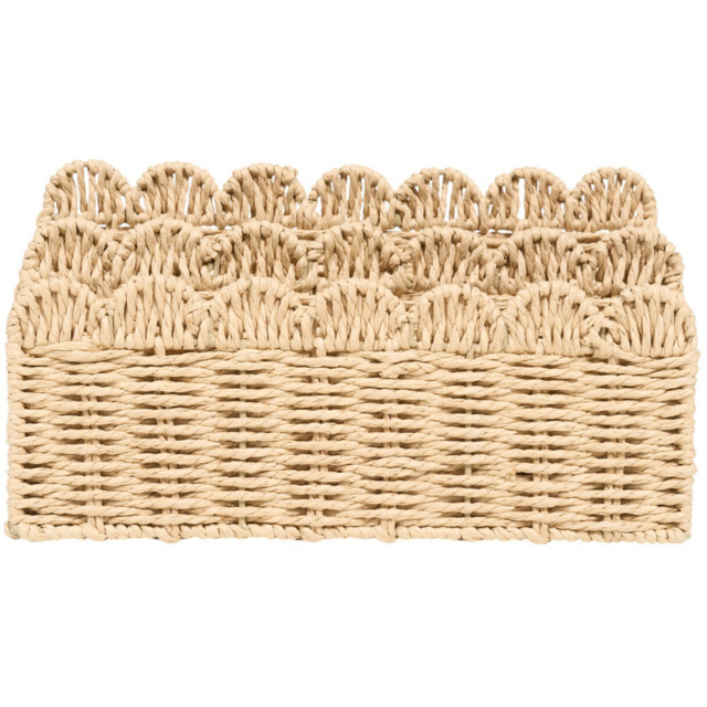 Scalloped Letter Rack Natural - image 1