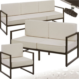tectake Comosa 6 Seater Garden Furniture Set - thumbnail 2