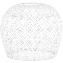 Geometric Domed White Pendant Light - thumbnail 1