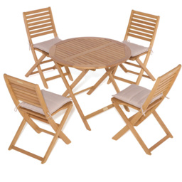 Rowlinson Ashdown 4 Seater Dining Set with Cushions - thumbnail 2