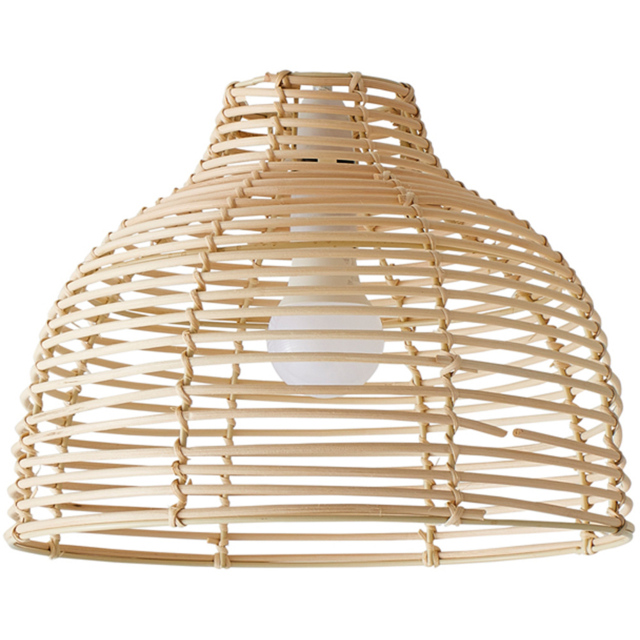 ValueLights Lobster Cream Pot Basket Weave Pendant Shade - image 1