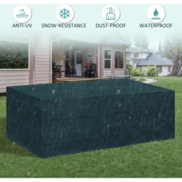 Outsunny Green Large Patio Set Cover 90 x 190 x 235cm - thumbnail 3