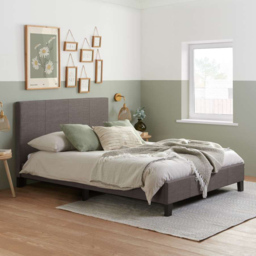 Berlin Single Grey Polyester Bed - thumbnail 1