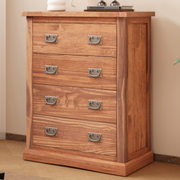 Cabinet Bits Tirolo 4 Drawer Chest of Drawers with Brass Drop Handle - thumbnail 1