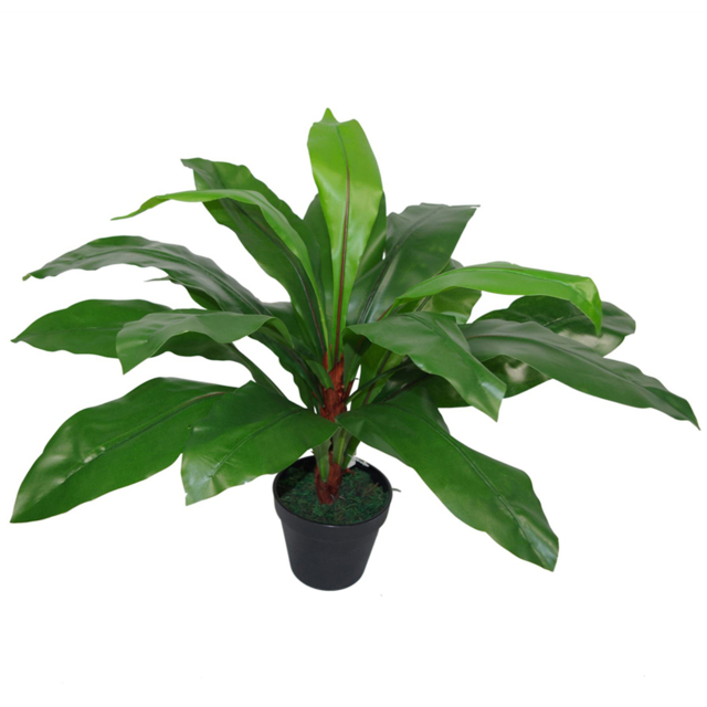 Leaf Large Artificial Birds Nest Fern Plant in Pot 60cm - image 1