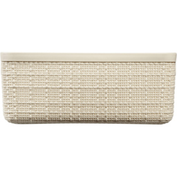 Curver Off White Jute Design Storage Basket 12L - thumbnail 3