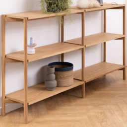 Florence Braidwood 2 Shelf Oak Bookcase