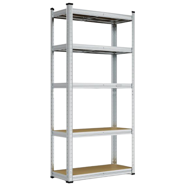 VonHaus 5 Tier Galvanised Shelving Rack 1.5m - image 1