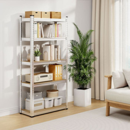 VonHaus 5 Tier Galvanised Shelving Rack 1.5m - thumbnail 3