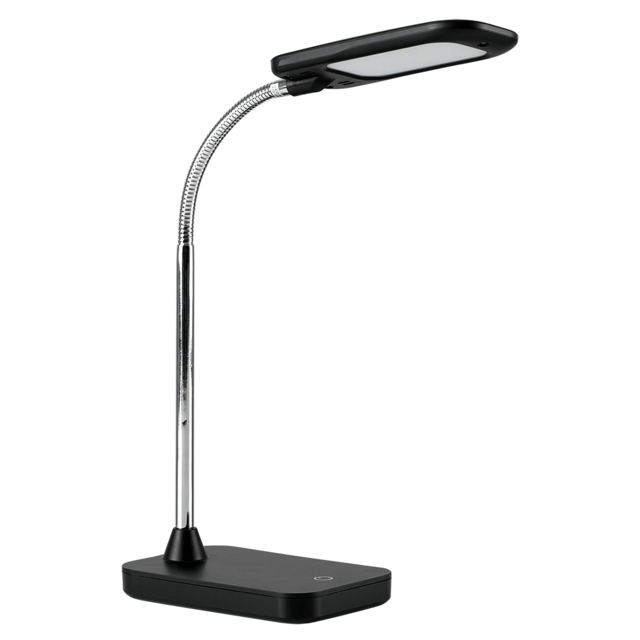 ValueLights Polaris Gloss Black Desk Table Lamp - image 1