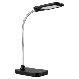 ValueLights Polaris Gloss Black Desk Table Lamp - thumbnail 1