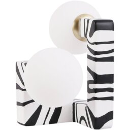 Kaya Black and White Table Lamp - thumbnail 1