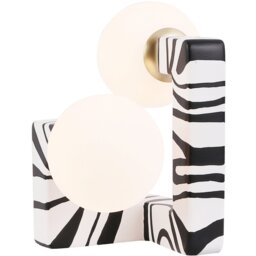 Kaya Black and White Table Lamp - thumbnail 4