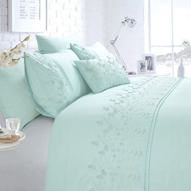 Rapport Home Papillon Boudoir Duck Egg Cushion